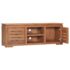 vidaXL TV Cabinet 110x30x40 cm Solid Teak Wood - Image 6