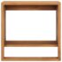 vidaXL Wall-mounted Towel Rack 35x20x35 cm Solid Teak Wood - Image 2