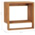 vidaXL Wall-mounted Towel Rack 35x20x35 cm Solid Teak Wood - Image 6