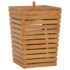 vidaXL Laundry Basket 30x30x45 cm Solid Teak Wood