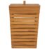 vidaXL Laundry Basket 30x30x45 cm Solid Teak Wood - Image 2