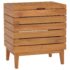 vidaXL Laundry Basket 40x30x45 cm Solid Teak Wood