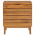vidaXL Laundry Basket 40x30x45 cm Solid Teak Wood - Image 2