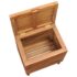 vidaXL Laundry Basket 40x30x45 cm Solid Teak Wood - Image 5
