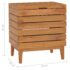vidaXL Laundry Basket 40x30x45 cm Solid Teak Wood - Image 7