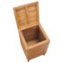 vidaXL Laundry Basket 40x40x70 cm Solid Teak Wood - Image 5