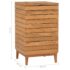 vidaXL Laundry Basket 40x40x70 cm Solid Teak Wood - Image 7