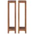 vidaXL Plant Stands 2 pcs 25x25x100 cm Solid Teak Wood - Image 3