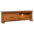 vidaXL TV Cabinet 112x30x37 cm Solid Teak Wood - Image 2