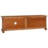 vidaXL TV Cabinet 112x30x37 cm Solid Teak Wood - Image 6