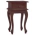 vidaXL Bedside Table Classical Brown 35x30x60 cm Solid Mahogany Wood