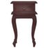 vidaXL Bedside Table Classical Brown 35x30x60 cm Solid Mahogany Wood - Image 2