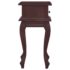 vidaXL Bedside Table Classical Brown 35x30x60 cm Solid Mahogany Wood - Image 3