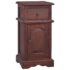 vidaXL Bedside Cabinet Classical Brown Solid Mahogany Wood