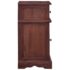 vidaXL Bedside Cabinet Classical Brown Solid Mahogany Wood - Image 5