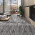 vidaXL PVC Flooring Planks 5.02 m² 2 mm Self-adhesive Striped Grey