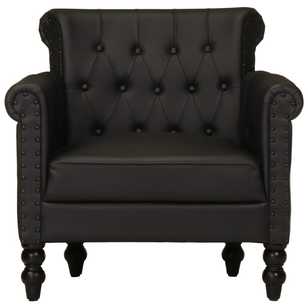 8719883998213_g_en_hd_1 vidaXL Armchair Black Real Goat Leather - Image 2