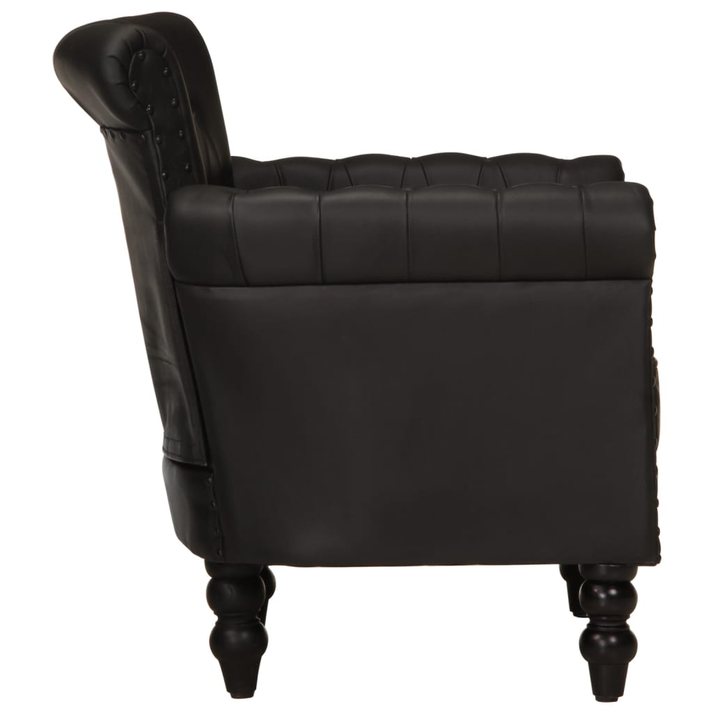 8719883998213_g_en_hd_2 vidaXL Armchair Black Real Goat Leather - Image 3