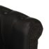 vidaXL Armchair Black Real Goat Leather - Image 5