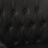 vidaXL Armchair Black Real Goat Leather - Image 6