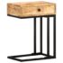 vidaXL U-Shaped Side Table 45x30x61 cm Solid Mango Wood - Image 14