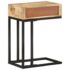vidaXL U-Shaped Side Table 45x30x61 cm Solid Mango Wood - Image 5