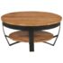 vidaXL Coffee Table 65x65x32 cm Solid Acacia Wood - Image 2