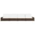 vidaXL 4 Piece Garden Lounge Set Poly Rattan Brown - Image 3