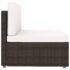 vidaXL 10 Piece Garden Lounge Set Poly Rattan Brown - Image 4
