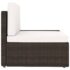 vidaXL 10 Piece Garden Lounge Set Poly Rattan Brown - Image 8