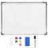 vidaXL Magnetic Dry-erase Whiteboard White 90x60 cm Steel