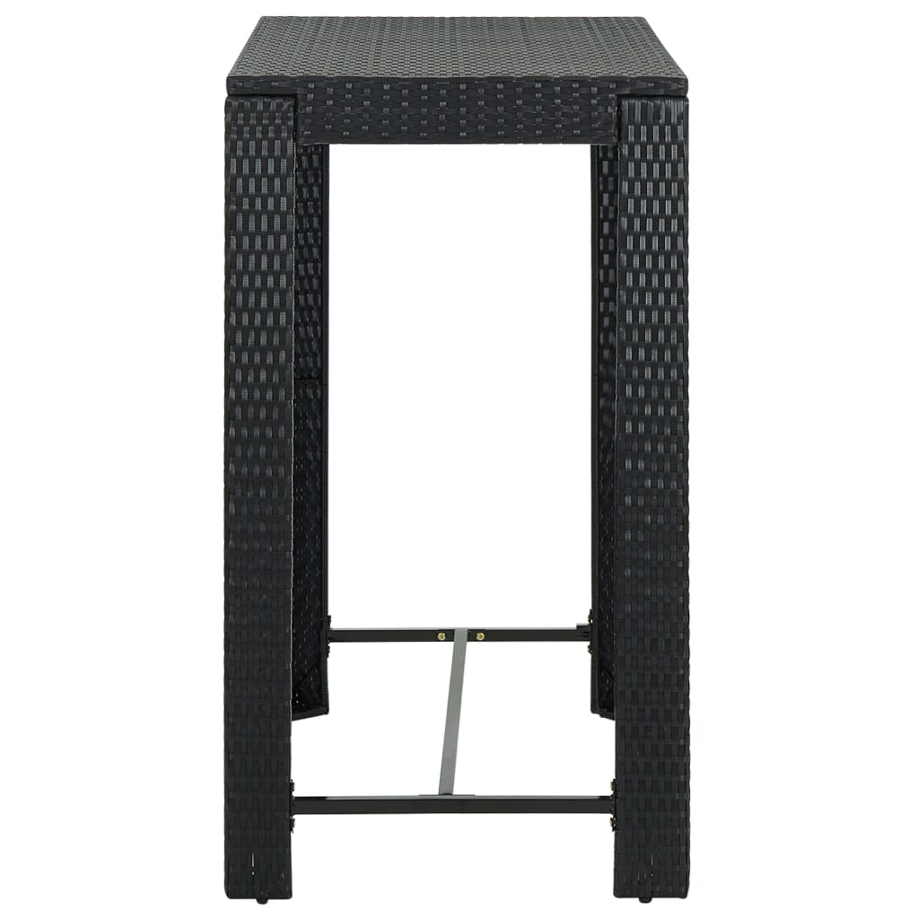 8720286003107_g_en_hd_2 vidaXL Garden Bar Table Black 100x60.5x110.5 cm Poly Rattan - Image 3