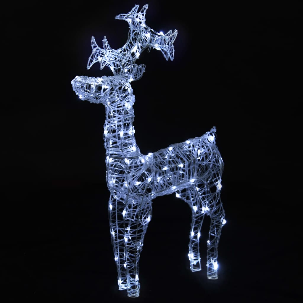 8720286005743_g_en_hd_1 vidaXL Reindeer Christmas Decoration 90 LEDs 60x16x100 cm Acrylic - Image 3