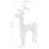 vidaXL Reindeer Christmas Decoration 90 LEDs 60x16x100 cm Acrylic - Image 8
