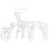vidaXL 3 Piece Christmas Light Display Reindeers 229 LEDs - Image 2