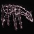 vidaXL 3 Piece Christmas Light Display Reindeers 229 LEDs - Image 6