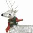 vidaXL Reindeer & Sleigh Christmas Decoration 60 LEDs Outdoor Gold - Image 4