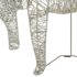 vidaXL Reindeer & Sleigh Christmas Decoration 60 LEDs Outdoor Gold - Image 5