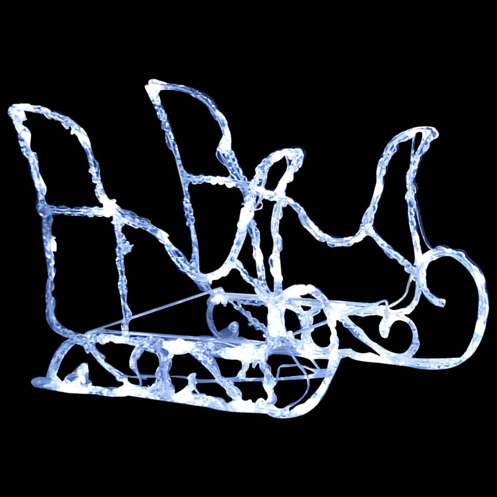 8720286005842_g_en_hd_4 vidaXL Reindeers & Sleigh Christmas Decoration 160 LEDs 130 cm Acrylic - Image 6