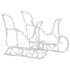 vidaXL Reindeers & Sleigh Christmas Decoration 160 LEDs 130 cm Acrylic - Image 7