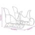 vidaXL Reindeers & Sleigh Christmas Decoration 160 LEDs 130 cm Acrylic - Image 10