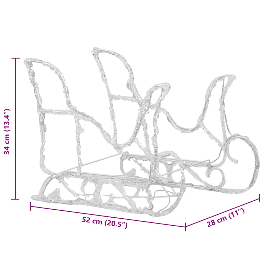 8720286005842_g_en_hd_8 vidaXL Reindeers & Sleigh Christmas Decoration 160 LEDs 130 cm Acrylic - Image 10