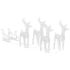 vidaXL Reindeers & Sleigh Christmas Decoration 280x28x55 cm Acrylic - Image 2