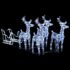 vidaXL Reindeers & Sleigh Christmas Decoration 280x28x55 cm Acrylic - Image 3