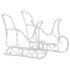vidaXL Reindeers & Sleigh Christmas Decoration 280x28x55 cm Acrylic - Image 6