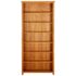vidaXL 7-Tier Bookcase 90x22.5x200 cm Solid Oak Wood - Image 2