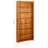 vidaXL 7-Tier Bookcase 90x22.5x200 cm Solid Oak Wood - Image 7