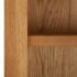 vidaXL Bookcase with 2 Doors 70x30x180 cm Solid Oak Wood - Image 7