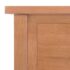 vidaXL Magazine Table with Drawer 35x27x55 cm Solid Oak Wood - Image 8