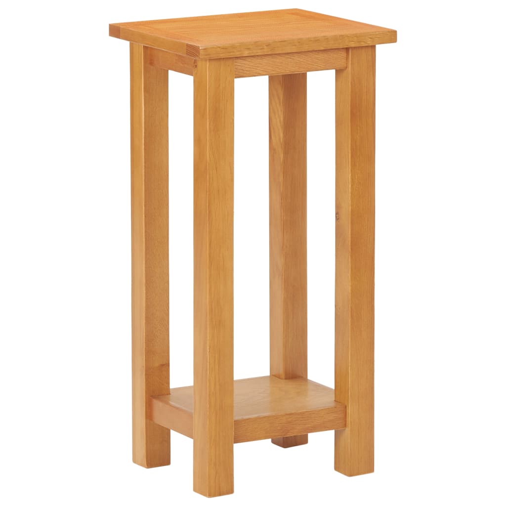 8720286006870_a_en_hd_1 vidaXL Side Table 27x24x55 cm Solid Oak Wood - Image 1